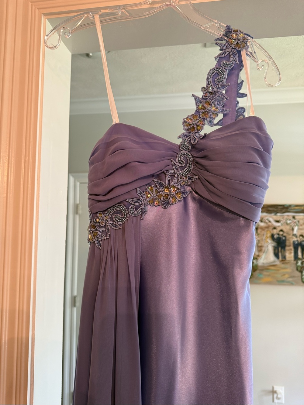 Nightway formal gown Lavender